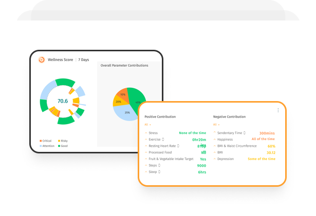 Calculate wellness score