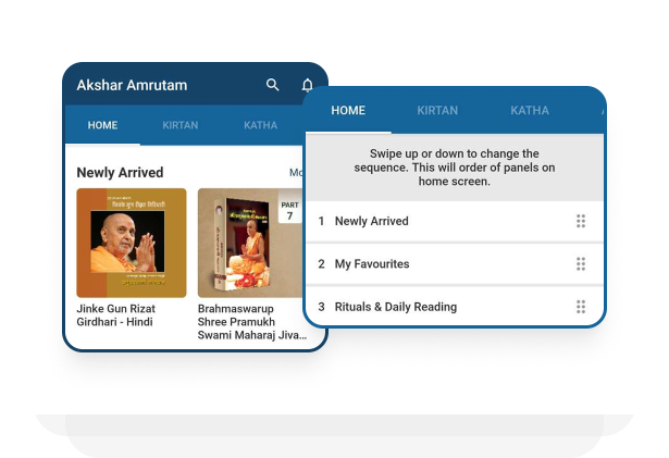 Customize the home screen