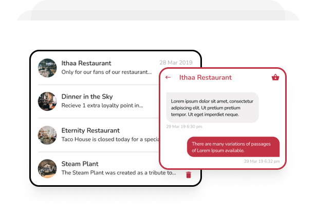 Conduct real-time direct chats