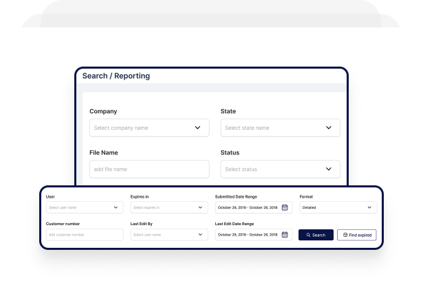 Advanced search & filter options
