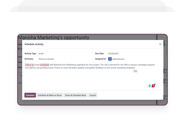 Follow-up management