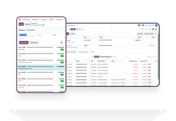 Bank reconciliation