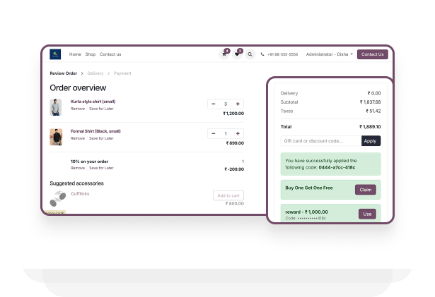 Promo code application