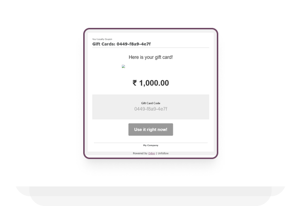 Gift card management