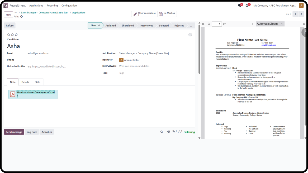 Recruitment Portal_Design Image 5
