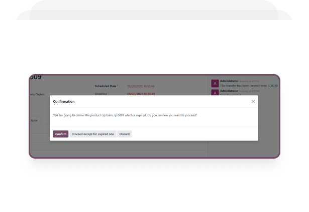Batch & expiry tracking