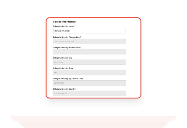 Dynamic Scholarship Forms