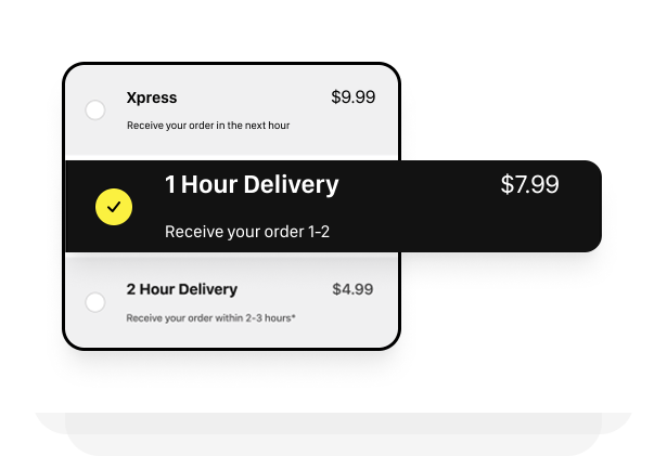 Calculate the delivery cost