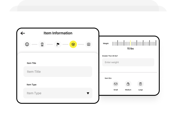Adding delivery details