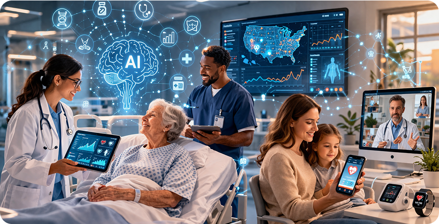 How AI healthcare app development is improving patient outcomes across the US